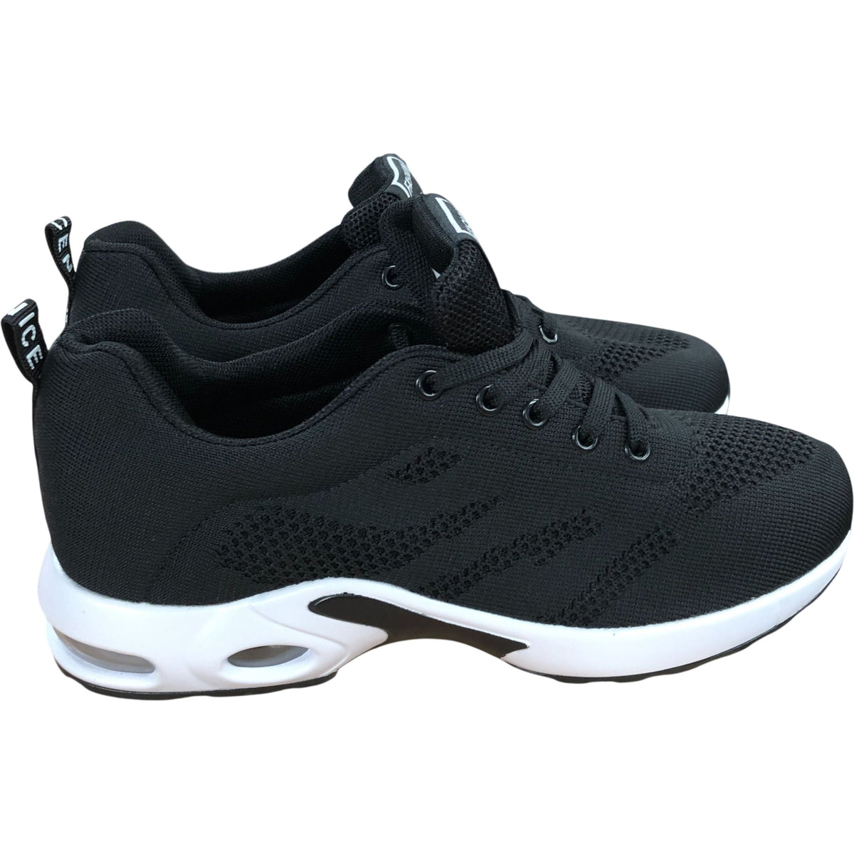 Women's Black Trainers Lightweight Comfortable Sneakers UK 6.5