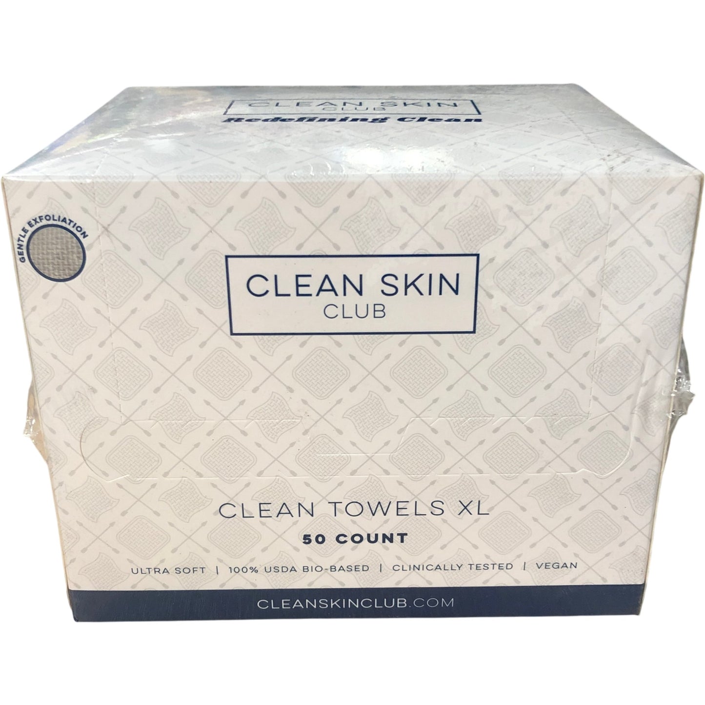 CLEAN SKIN CLUB Clean Towels XL 50 Count Ultra Soft Disposable Facial Towels