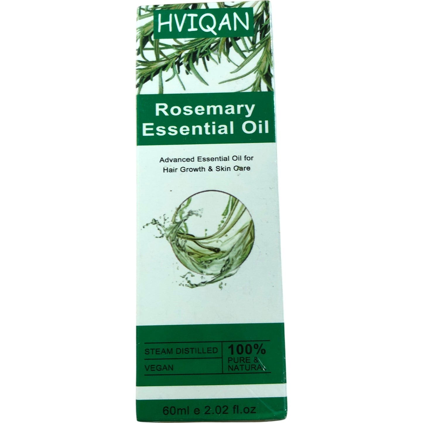 HVIQAN Rosemary Essential Oil 60ml 100% Pure Natural Vegan Health Care