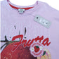 River Island Strawberry Graphic T-Shirt 7/8 Years Girls Pink Short Sleeve