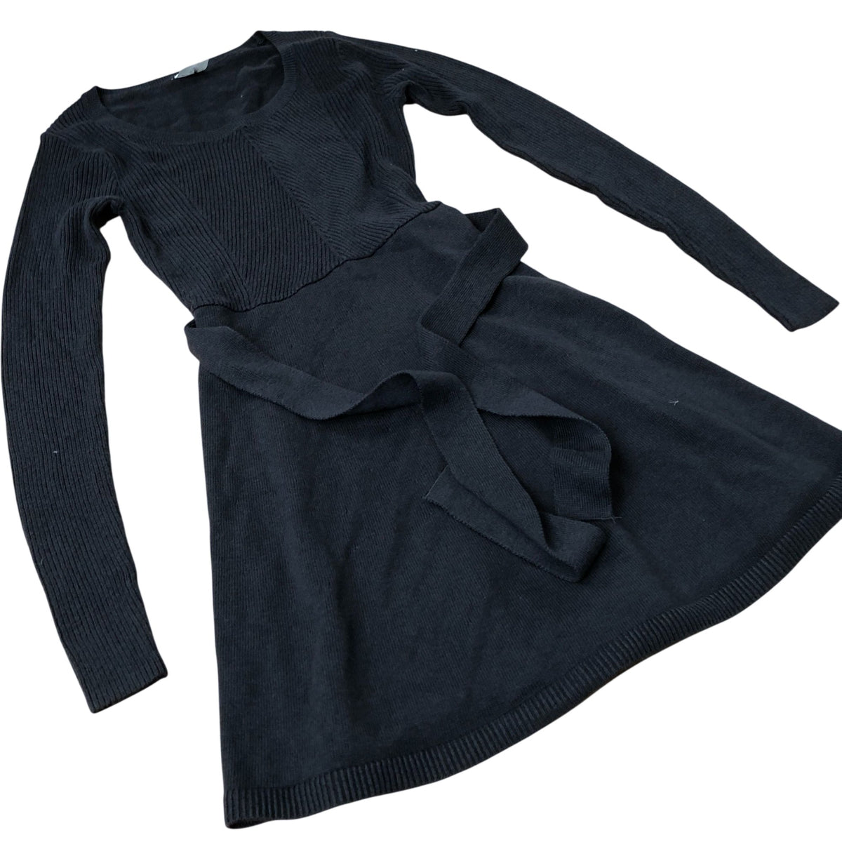 Abercrombie & Fitch Kids Dress Long Sleeve Ribbed Knit Charcoal 11-12 Years
