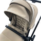 iCandy Core 2 Pushchair Travel System Cream with Carrycot Sandstone