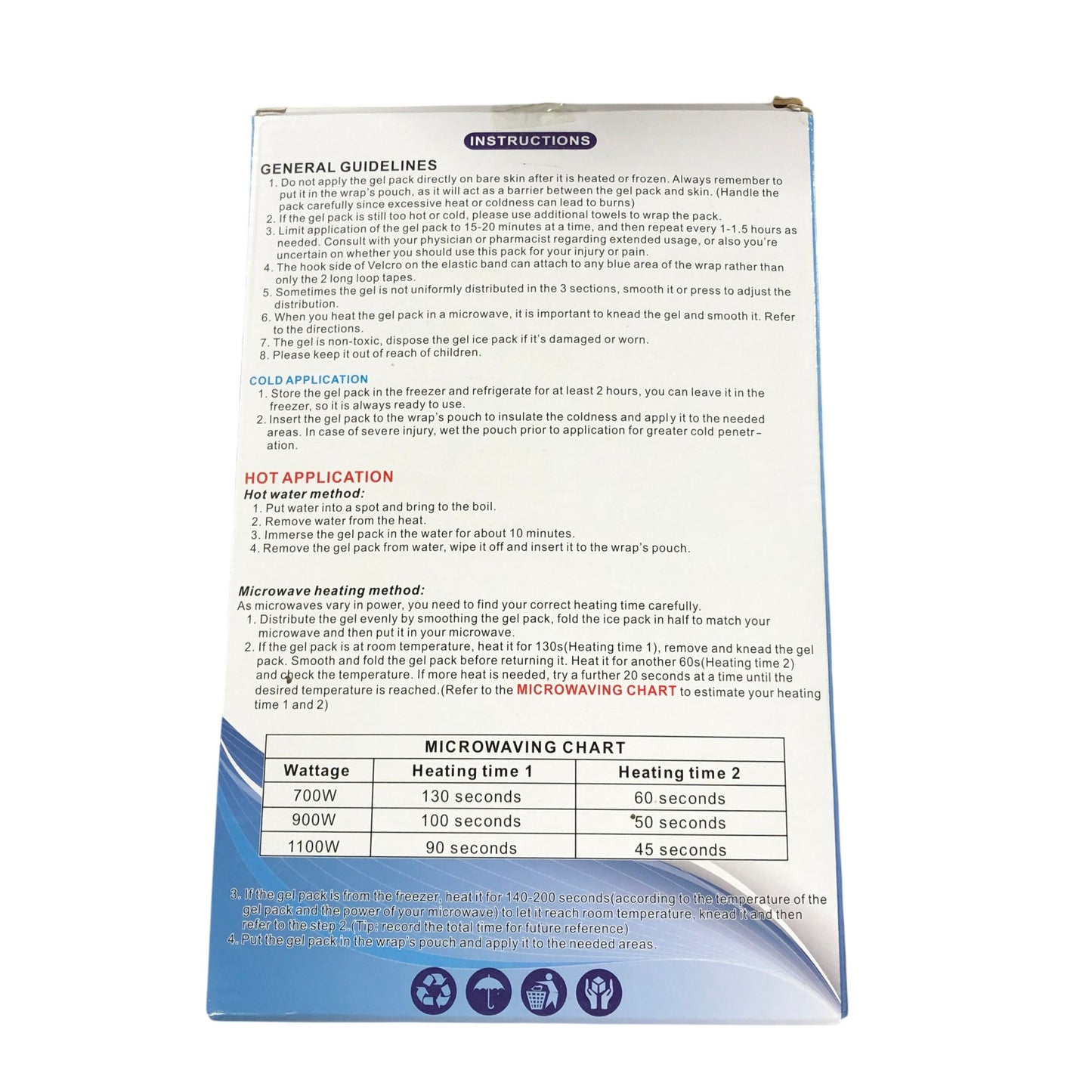 World Bio Hot And Cold Pack With Wrap 11x14 Inch Ideal For Pain Relief