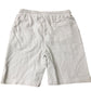 White Casual Shorts Cotton Elastic Waist 15Years Teens