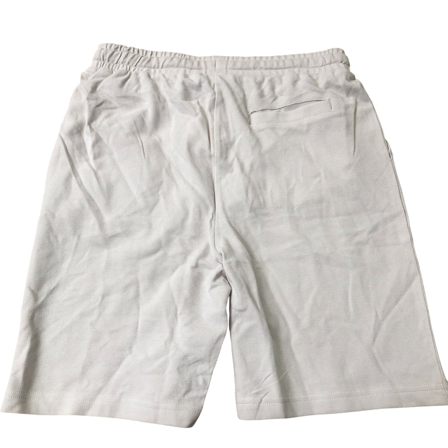 White Casual Shorts Cotton Elastic Waist 15Years Teens