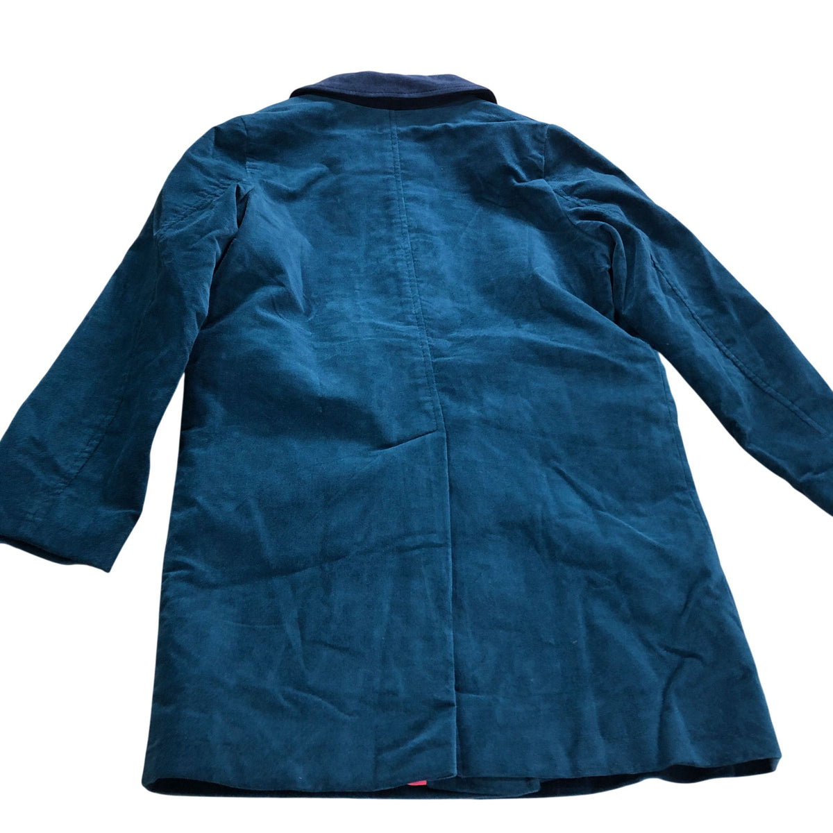 Kids Coat Teal Long Sleeve With Pockets