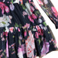 Floral Long Sleeve Dress Size 2-3 Years Girls' Bouffant Style