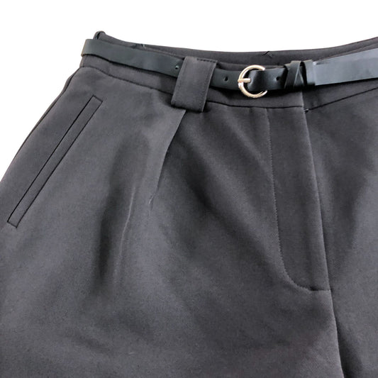 River Island Belted Smart Shorts UK12 Women's Black