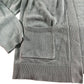 Tatia Cardigan UK12 Women's Teal Cotton Open Front Pockets