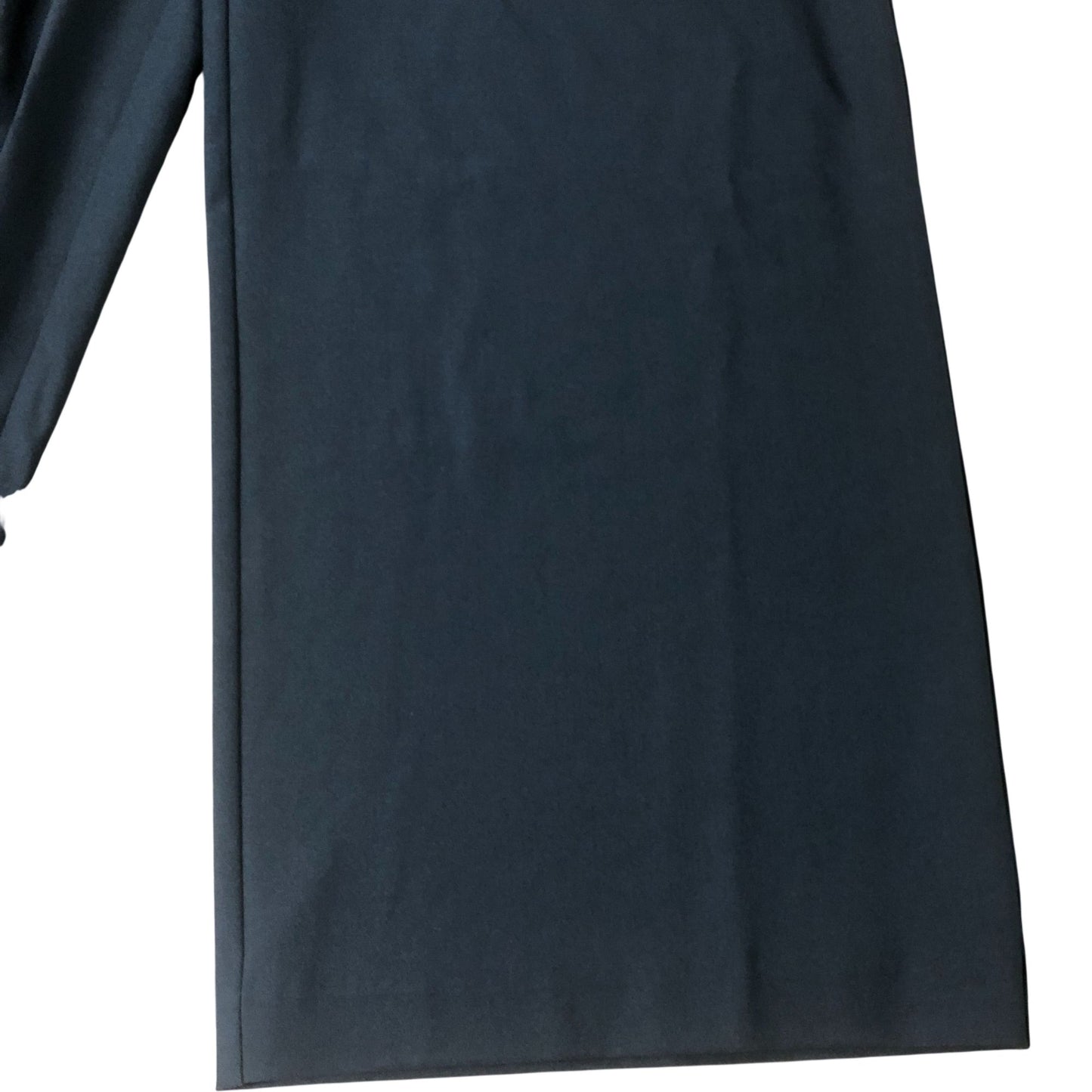 Wide Leg Trousers Women's Black Soft Fabric Pull On Stretch UK10 Small