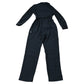 Black Women's Jumpsuit UK6 Stylish Long Sleeves Belted Casual Outfit