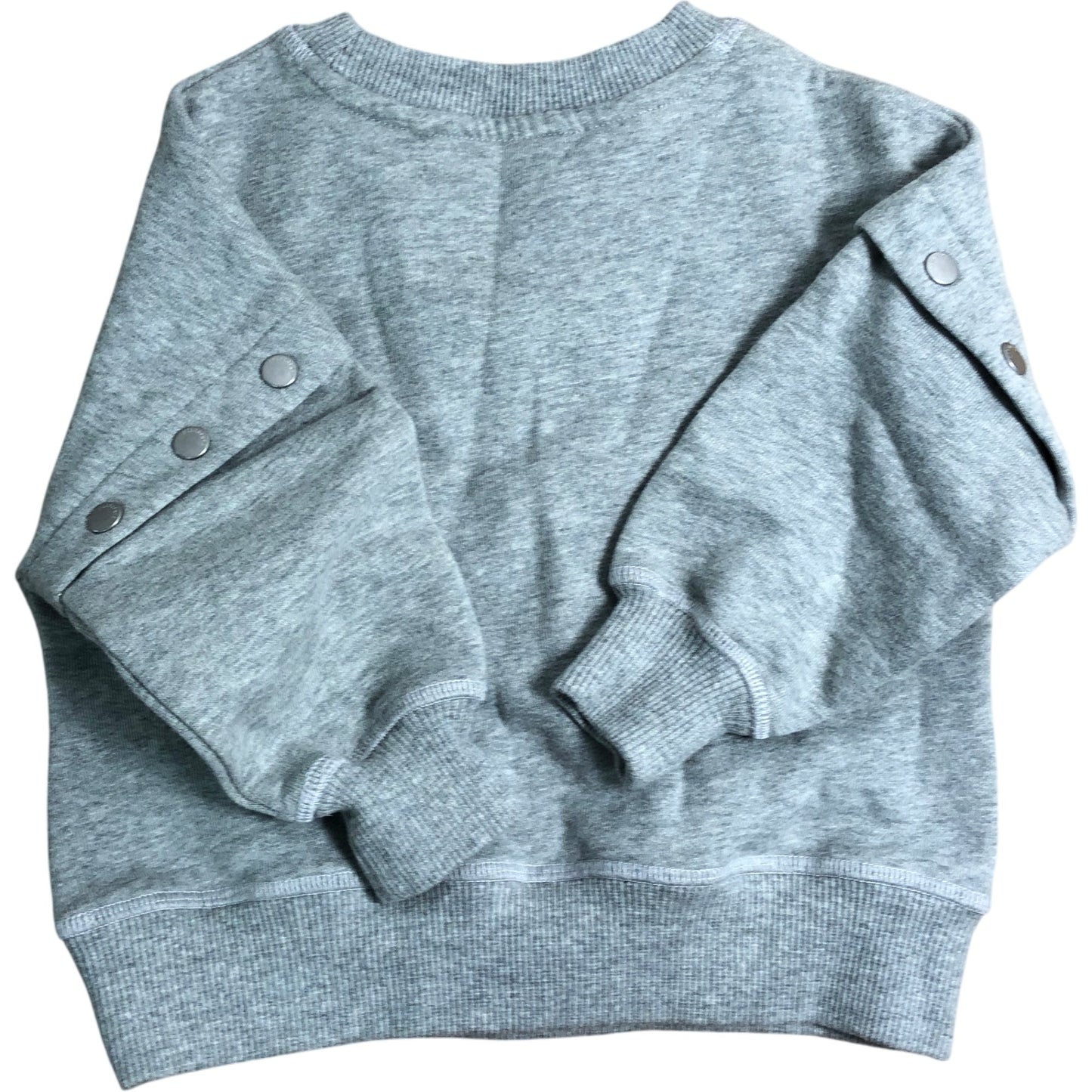 Allsaints Grey Sweatshirt 12 18 Months Girl Short Sleeves Casual Top