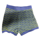 River Island 7 8 Years Kids Shorts Blue Green Wave Pattern Design Style