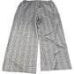 River Island Houndstooth Trousers UK18 Women's Comfy Stretch Faux Wool Style