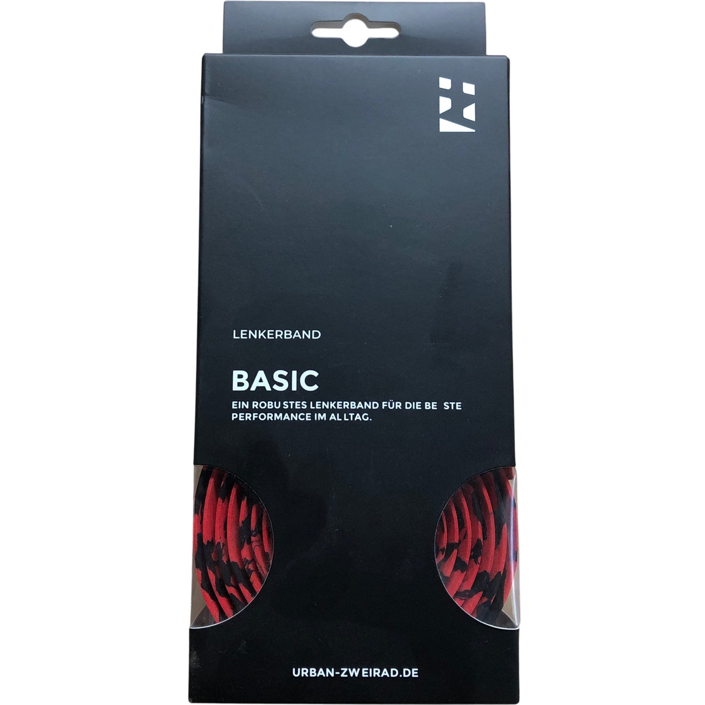 URBAN ZWEIRAD Basic Handlebar Tape 200cm Red Vinyl for Cycling Comfort