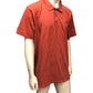 Weird Fish Polo Shirt 3XL Men's Organic Cotton Orange Casual Wear