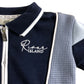 River Island Baby Toddler Outfit 0-3 Months Navy Blue Zip Polo Top & Pants Set