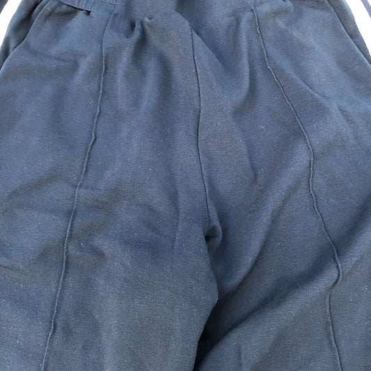 Baukjen Wide Leg Track Pants UK12 Women's Black Eco Viscose Elasticated Waist