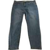 Slim Fit Jeans Women's Light Blue Denim Trousers Uk16