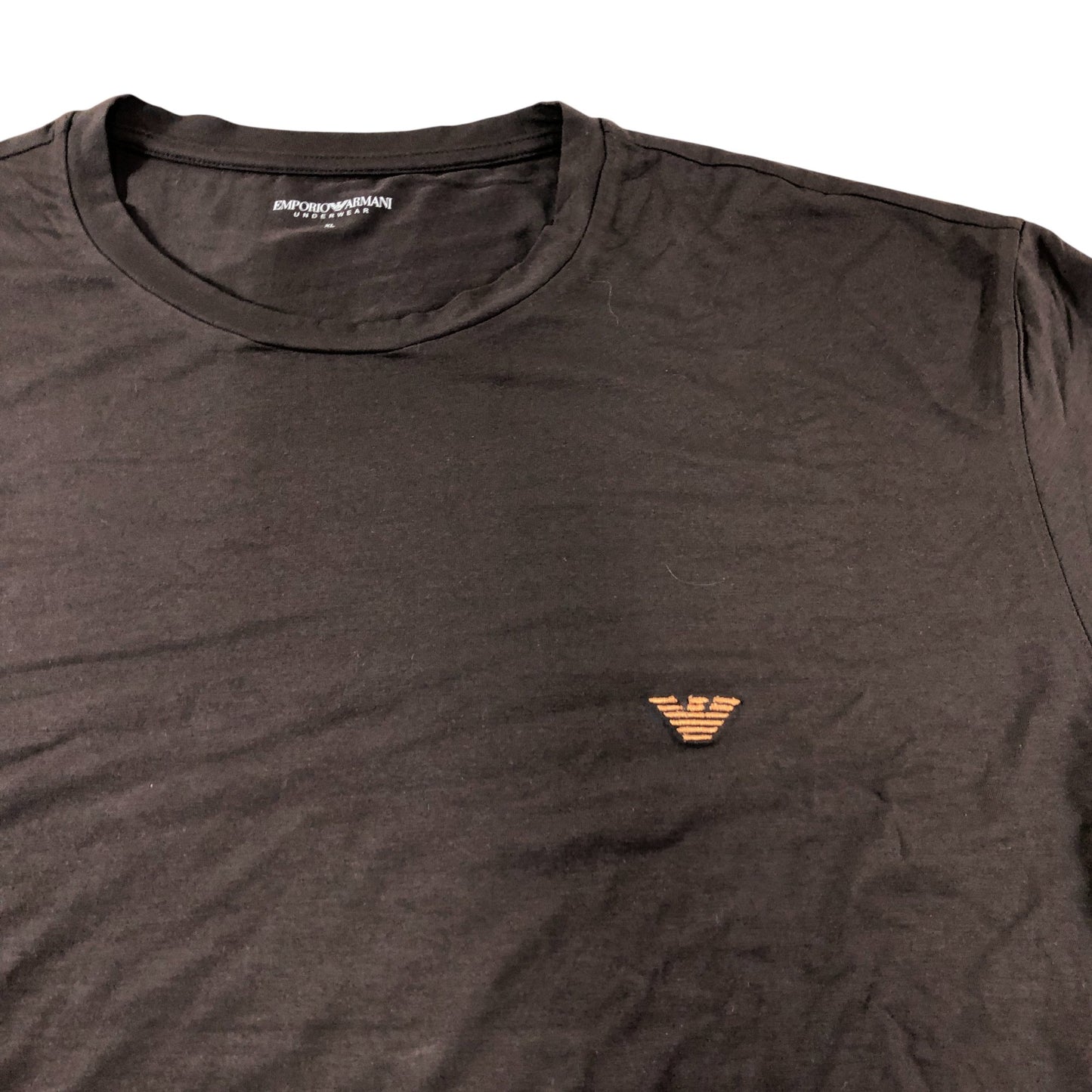 Emporio Armani Brown Soft Modal Long Sleeve T-Shirt - Size XL