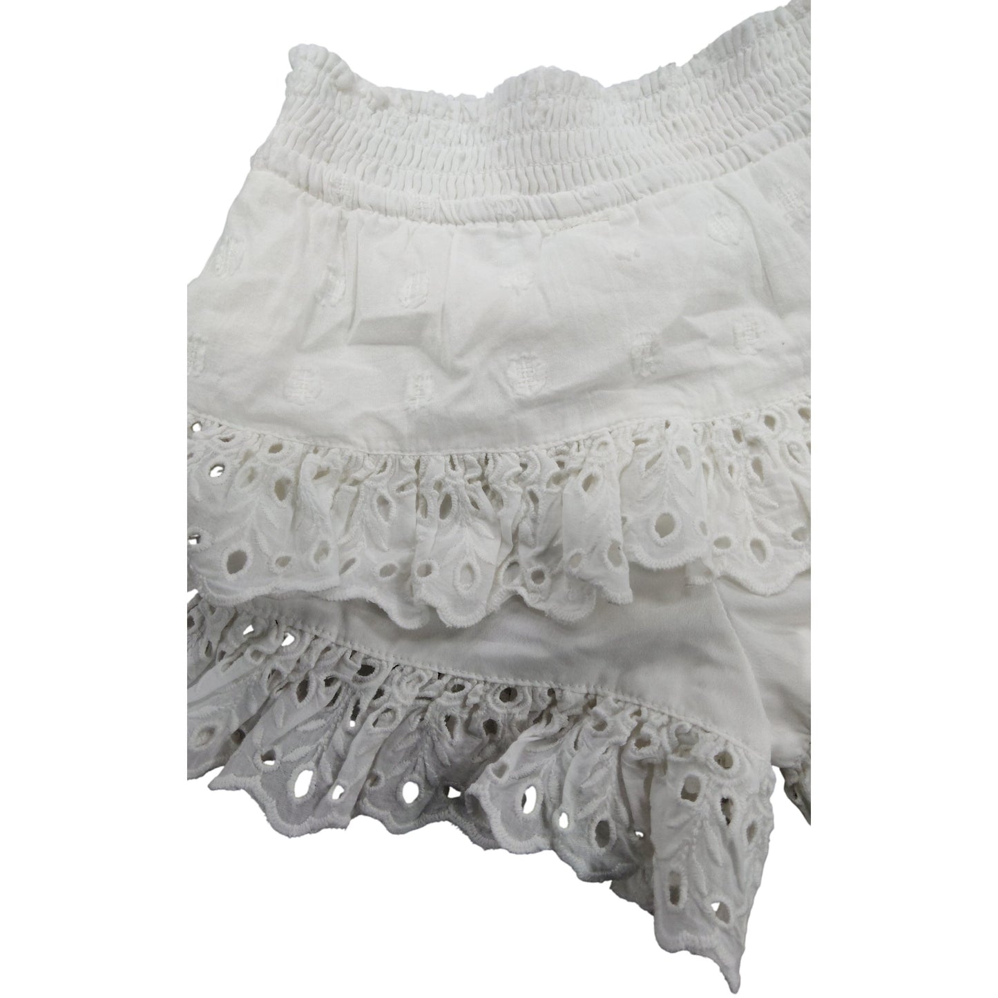 River Island Girls Cotton Underwear UK 12-18 Months White Embroidered Ruffle