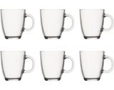 BODUM BISTRO Transparent Coffee Mug 0.35L 12oz Pack of 6 New