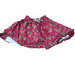 Trotters Red Floral Print Skirt Size 10-11 Years Girls Cotton Elastic Waist