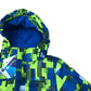 Mountain Warehouse Snow Puffer Kids Jacket Bright Green Blue 3-4 Years