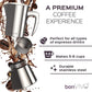 BONVIVO Intenca Moka Pot 300ml 10oz Espresso Maker Durable Stainless Steel