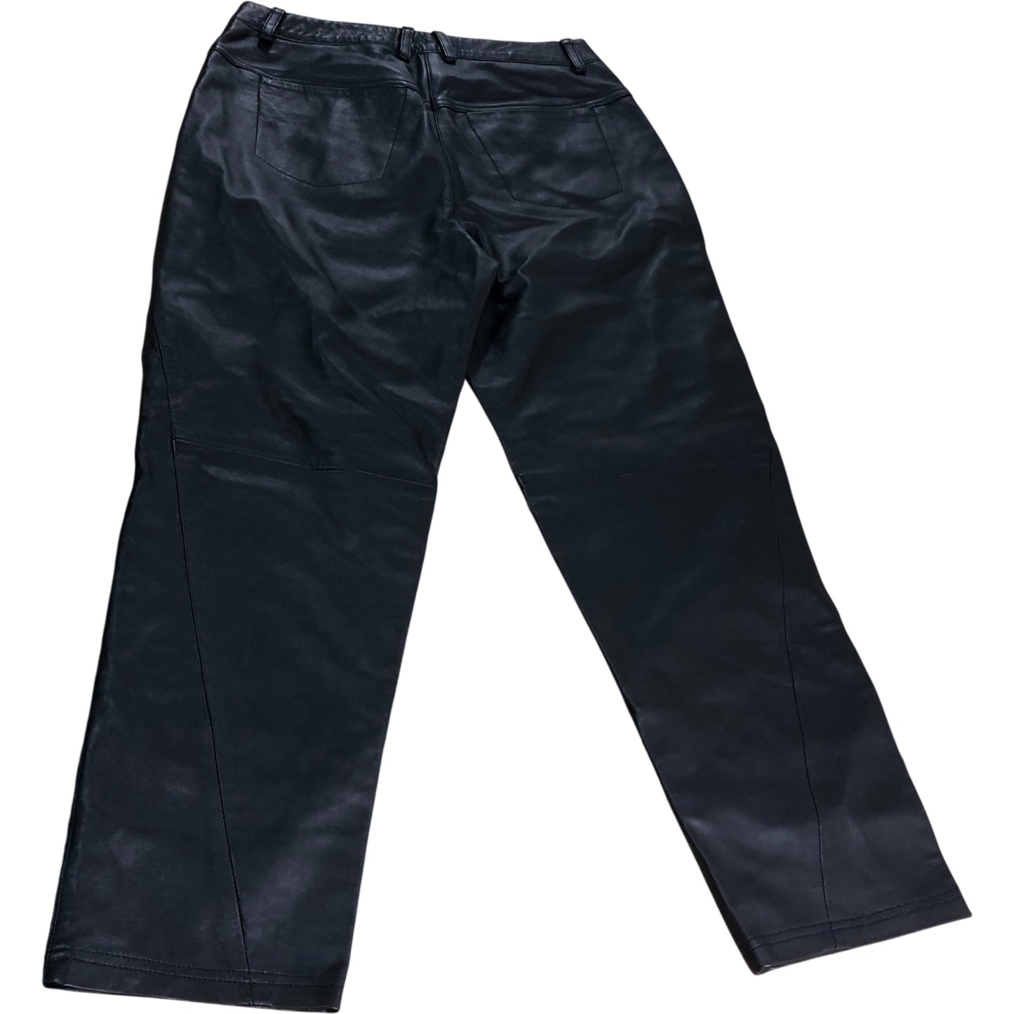 Urban Code Women's Black Leather Trousers Size 12