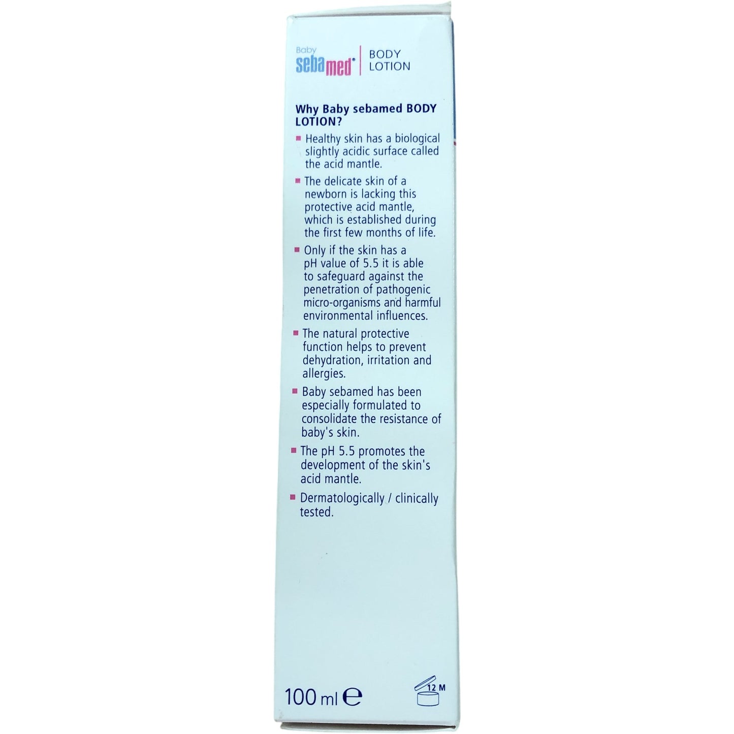 Baby SEBAMED Body Lotion 100ml For Delicate Skin With Camomile Moisturiser