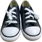 Converse All Star Kids Trainers Size 8 Unisex Navy Canvas Sneakers