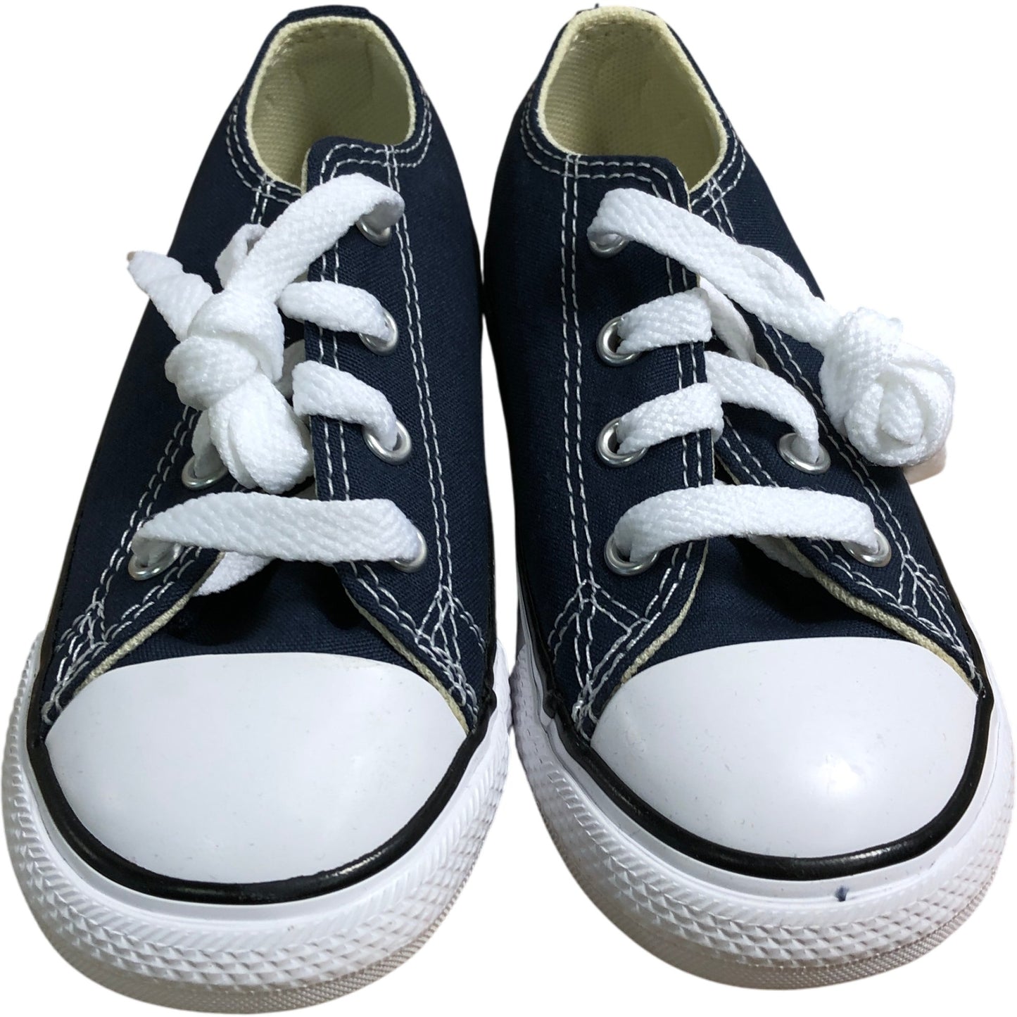 Converse All Star Kids Trainers Size 8 Unisex Navy Canvas Sneakers
