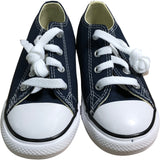 Converse All Star Kids Trainers Size 8 Unisex Navy Canvas Sneakers