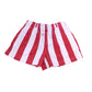 River Island Girls Red White Striped Shorts UK 9-10 Years Cotton Casual