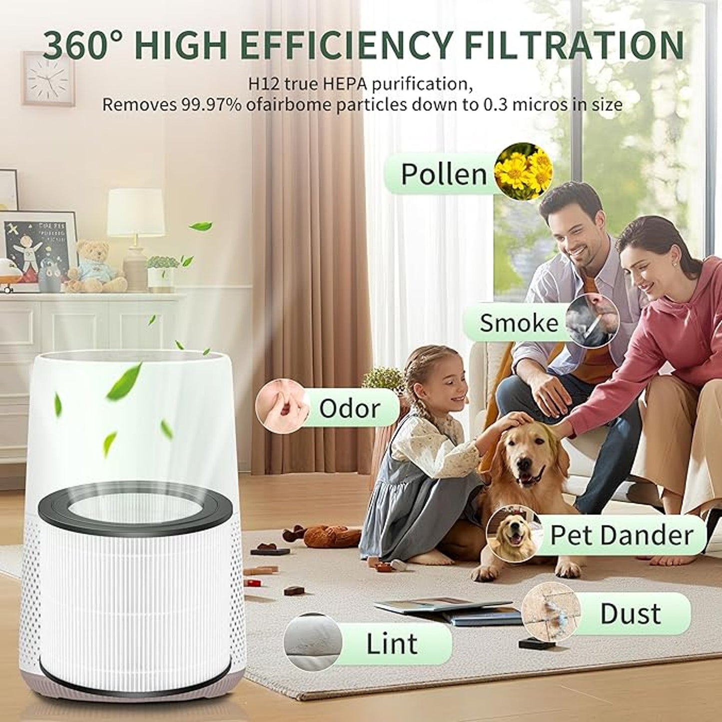 2 Pack Purifier Filter Compatible With Philips Purifier Filter 600 Series Ac0650