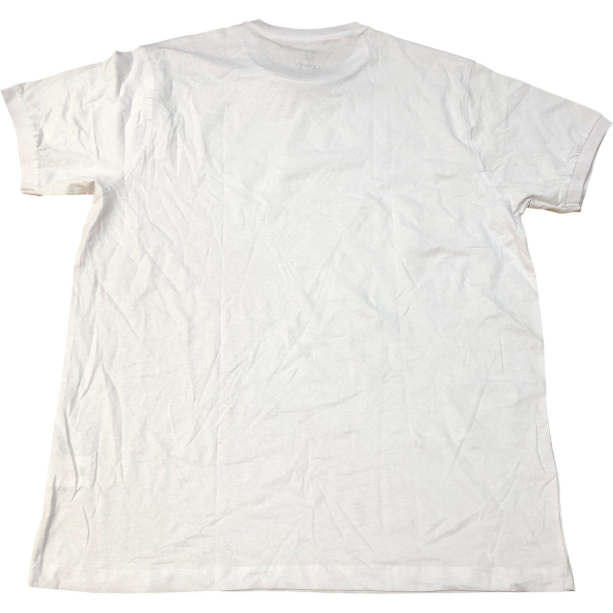 Luke T-Shirt Men's Casual White Short Sleeve With Logo XL