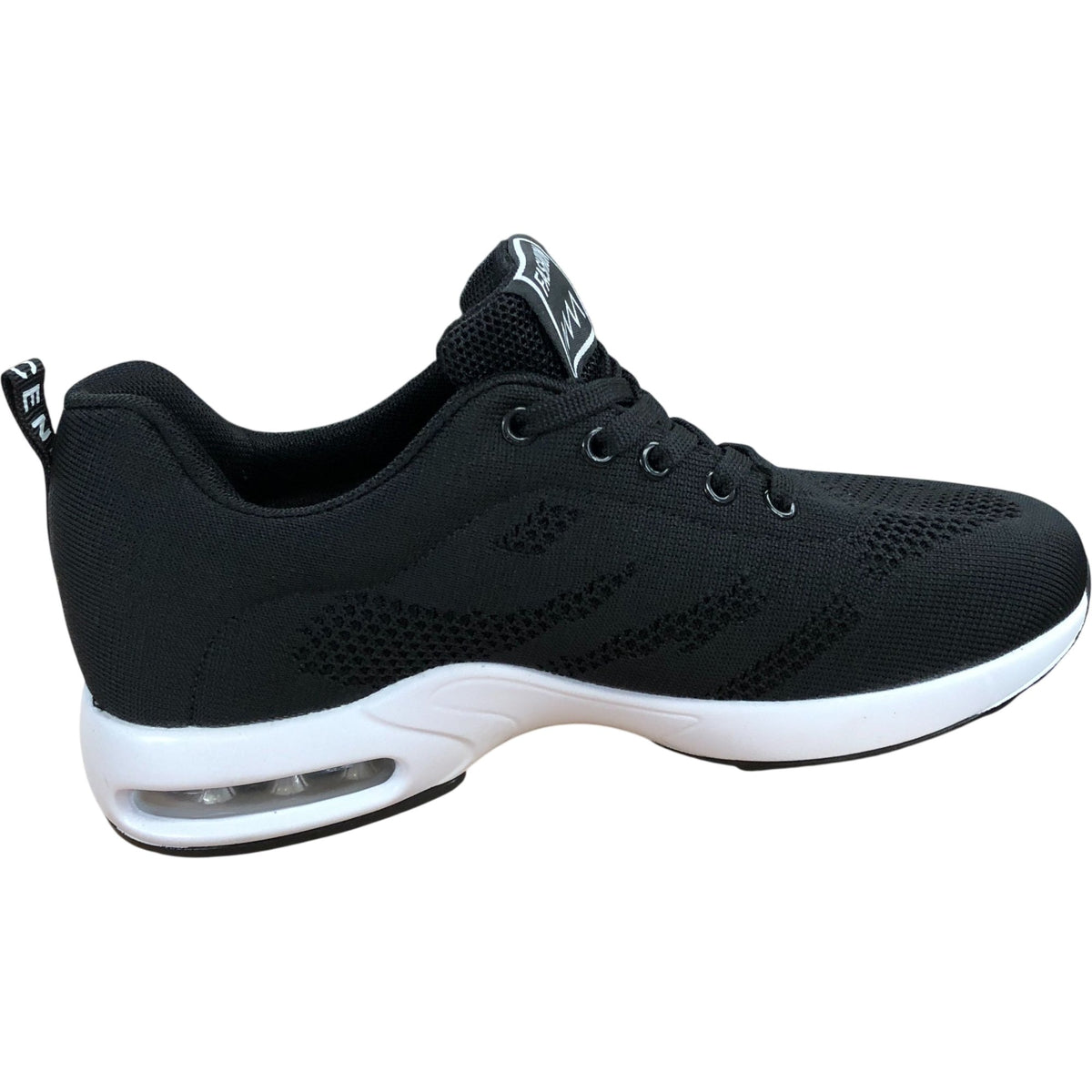 Women's Black Trainers Lightweight Comfortable Sneakers UK 6.5