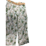 Rivers Island Cream Floral Trousers UK16 Women's Lightweight Garden Style