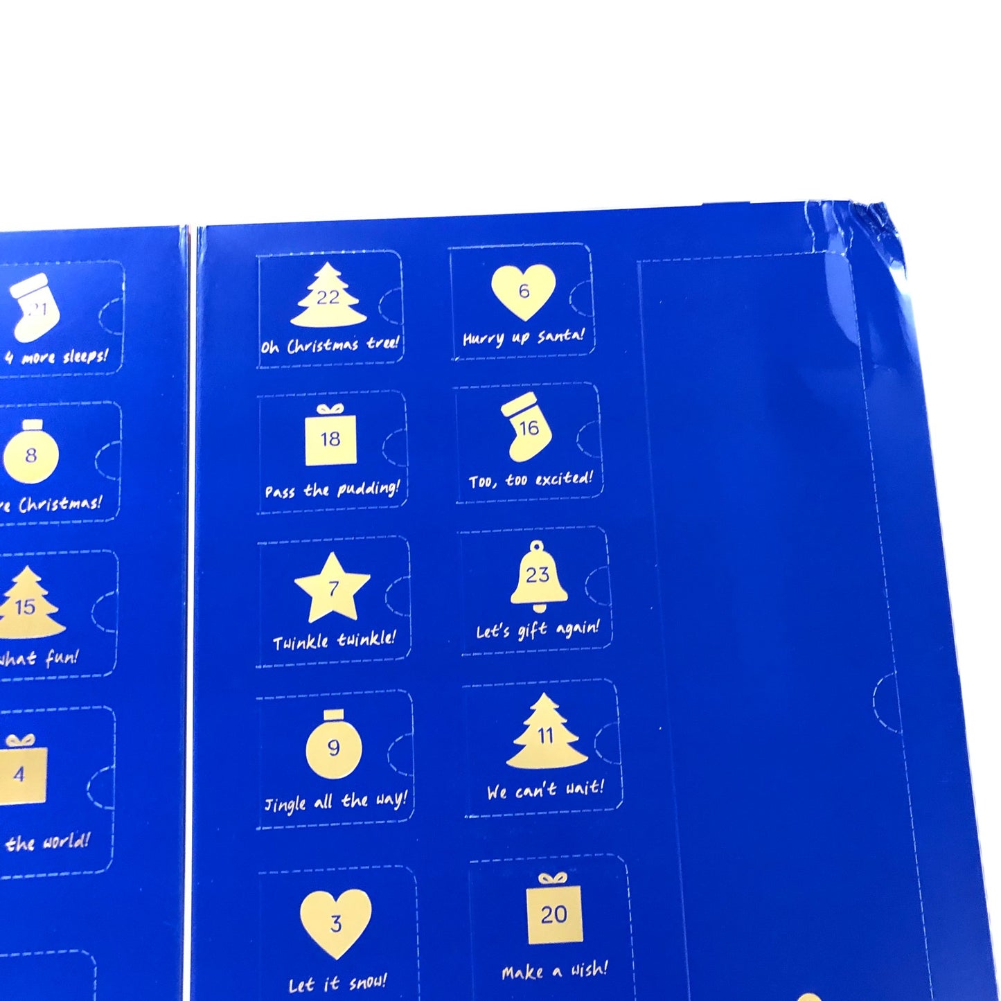 Pink Deluxe Christmas Advent Calendar Count Down Sparkly Accessories