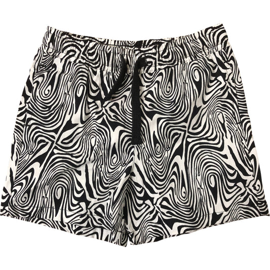 River Island Mini 3-4 Years Boys Black And White Swirl Pattern Shorts