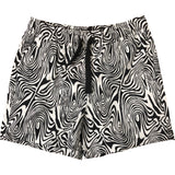 River Island Mini 3-4 Years Boys Black And White Swirl Pattern Shorts