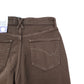 Amelia Skinny Jean Dark Tan Denim Stretch Trousers