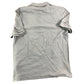 AllSaints Slim Fit Polo Shirt Large Men's Grey Short Sleeve Cotton