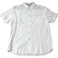 Men's Shirt Size XXL Short Sleeve White Cotton Blend Casual Top
