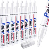 8 Pieces Paint Markers Permanent Water Based Draw On Anything White Ink