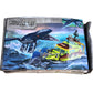 kiothdre Ocean Explorer 3in1 Building Set Boat & Mosasaurus Spinosaurus Dinosaur