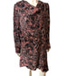 Branded Women's Abstract Print Long Sleeve Dress Size UK 18
