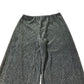 River Island Wide Leg Trousers Women's Shimmering Ribbed Polyester Pairs Gold