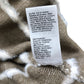 River Island M Beige Wool Blend Stripe Knit Sweater New With Tags